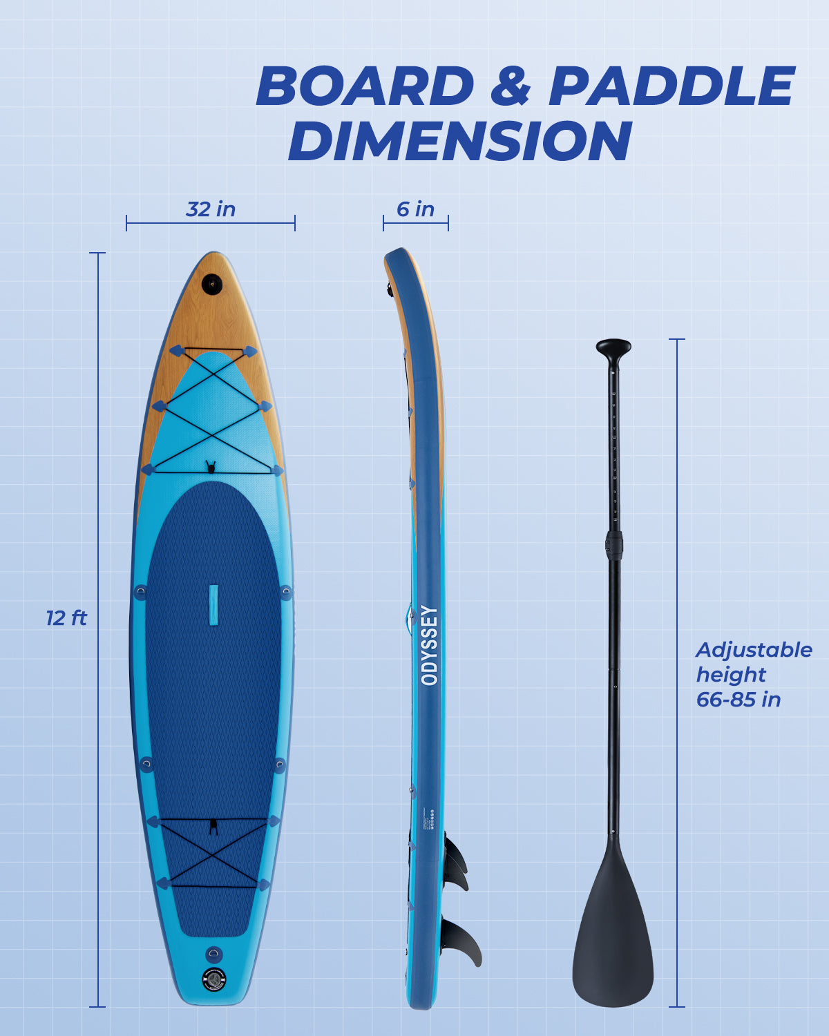 12FT Inflatable SUP with Electronic Air Pump