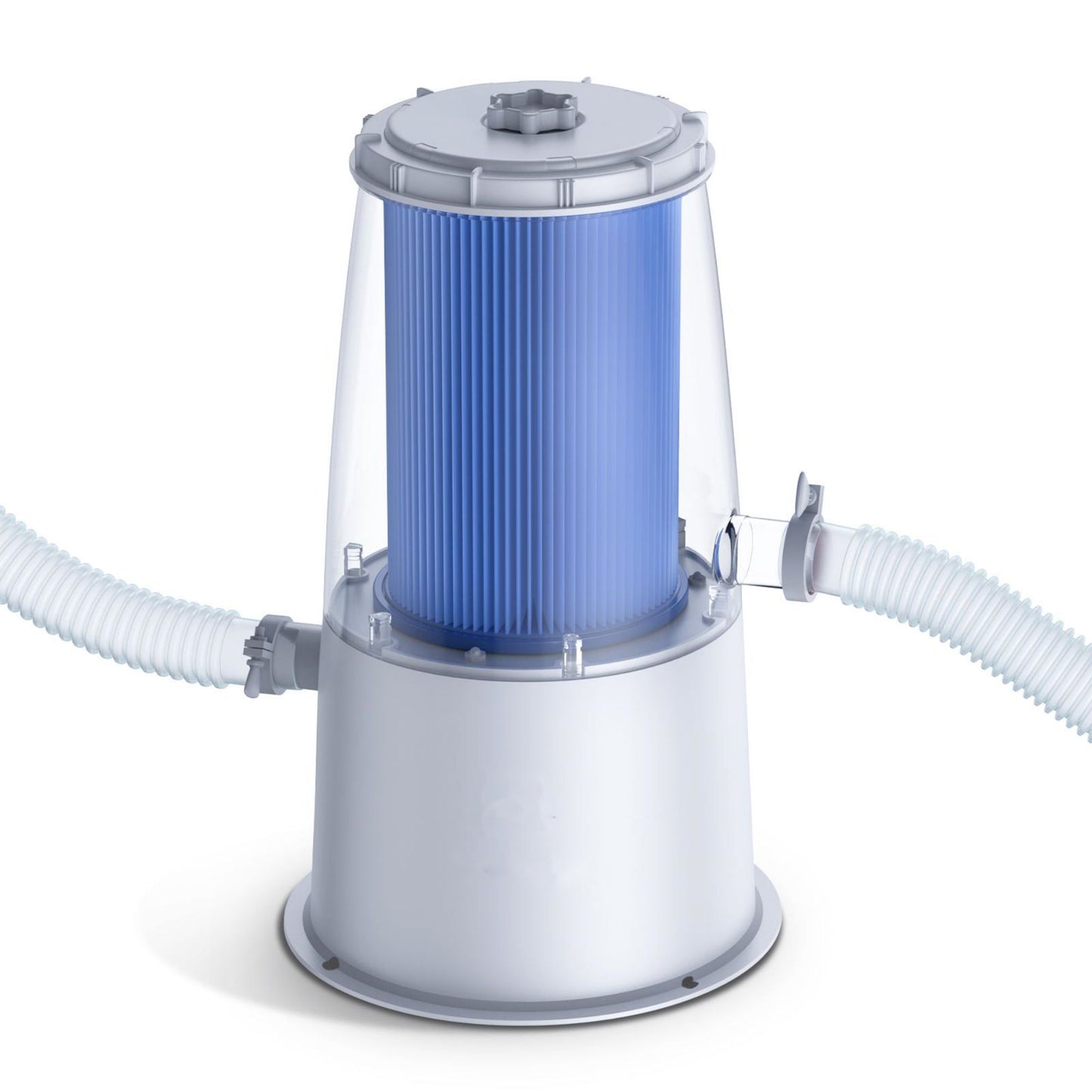 Oxygie Pool Filter Pump for Above Ground Pools 1000 GPH LED Indicator (with 2 Filter Pump Cartridge)