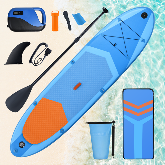 11 FT SUP with Electronic Air Pump Orange Blue