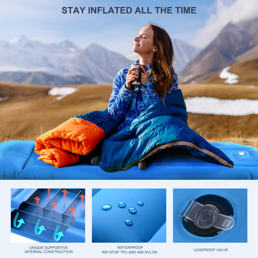 76.5'' X 29'' Self-Inflating Sleeping Pad
