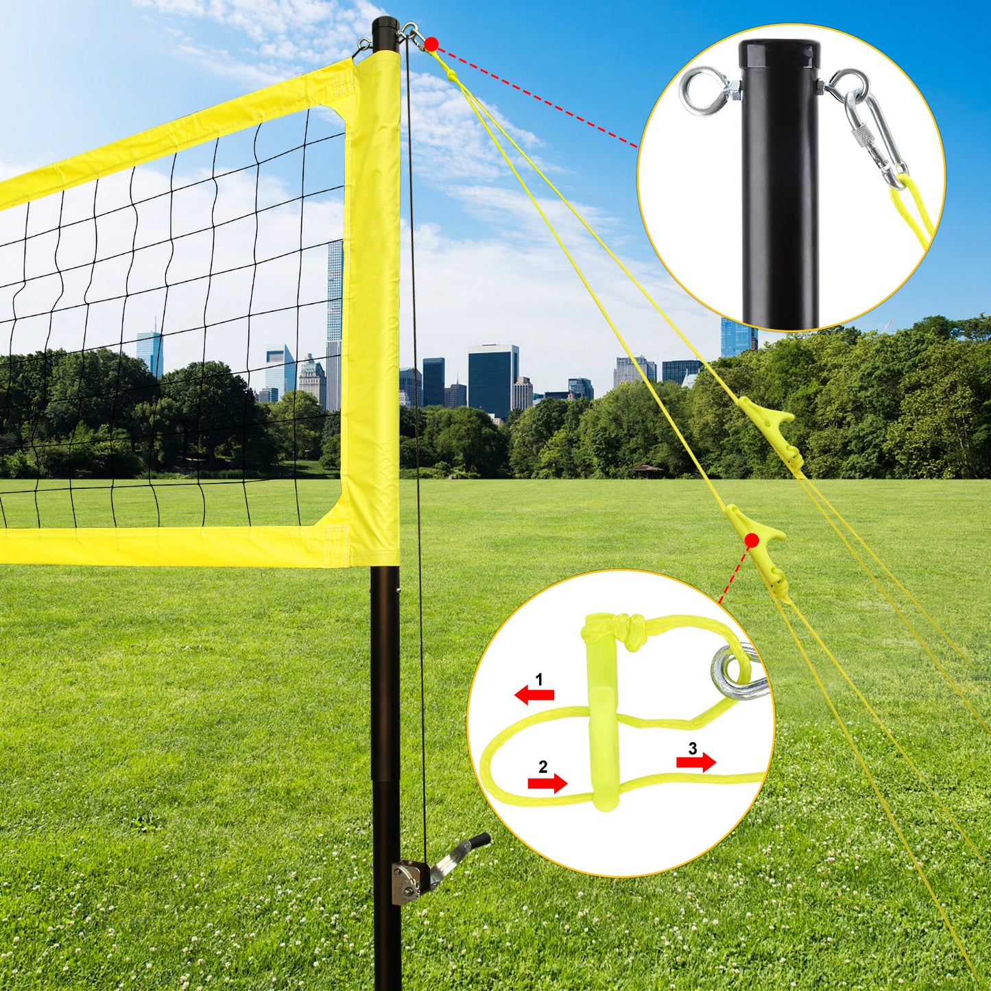 Outdoor Volleyball Net Set