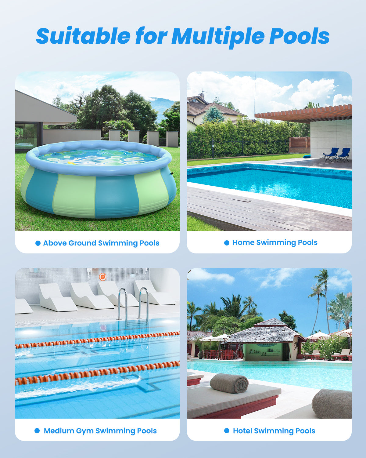 OXYGIE Handheld Pool Vacuum for Swimming Pool Cleaning, Adjustable Speed Mode, Telescopic Rod Pool Blaster