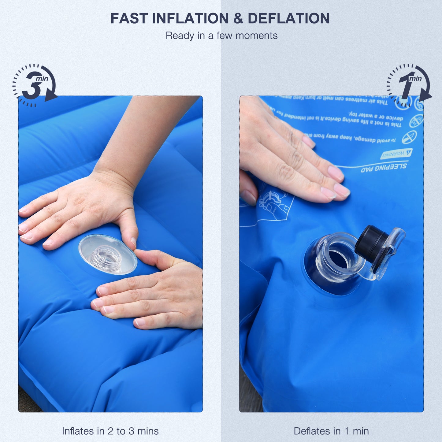 76.5'' X 29'' Self-Inflating Sleeping Pad