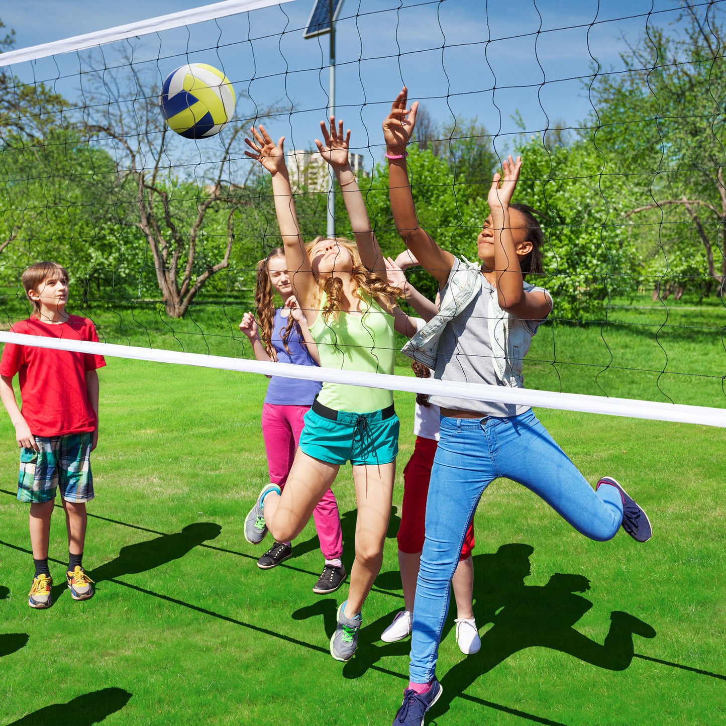 32*3 ft Volleyball Combo Set