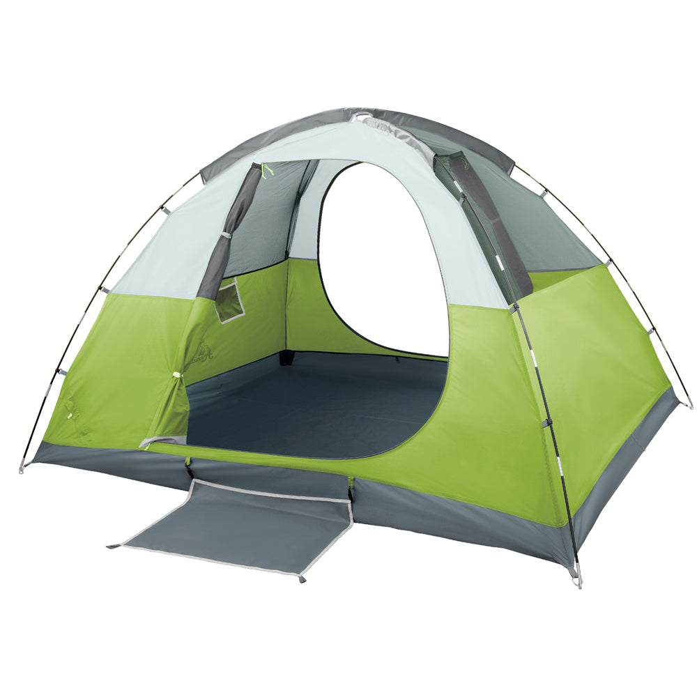 OXYGIE 8.2 x 6.9 x 5.2 ft Outdoor Camping Tent with Mesh Door for 6 Peson, Green