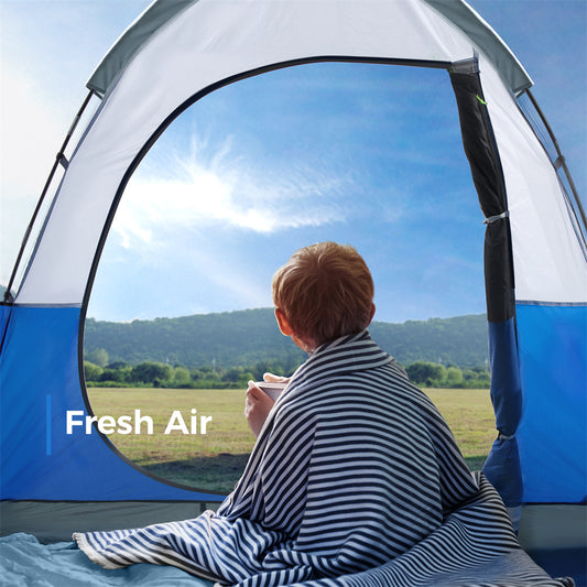 Outdoor Tent for 6, Blue (Out of Stock, don't buy)