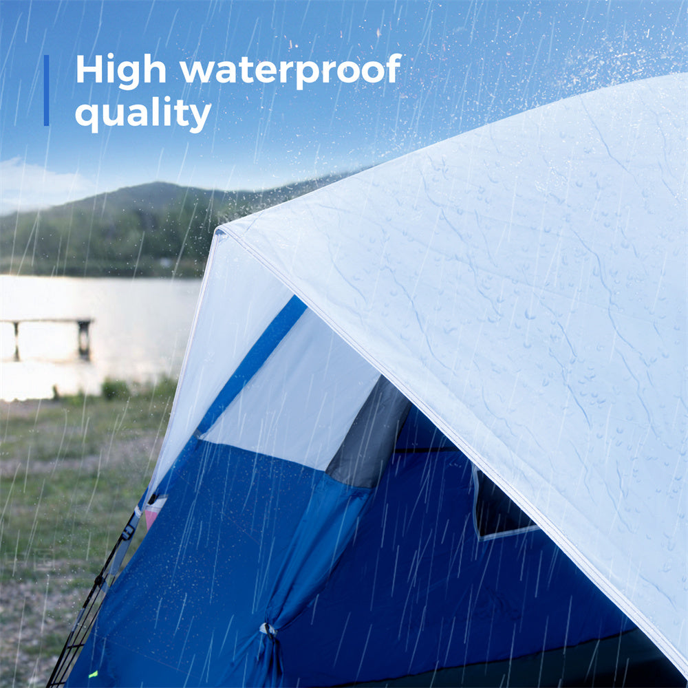 Outdoor Tent for 6, Blue (Out of Stock, don't buy)