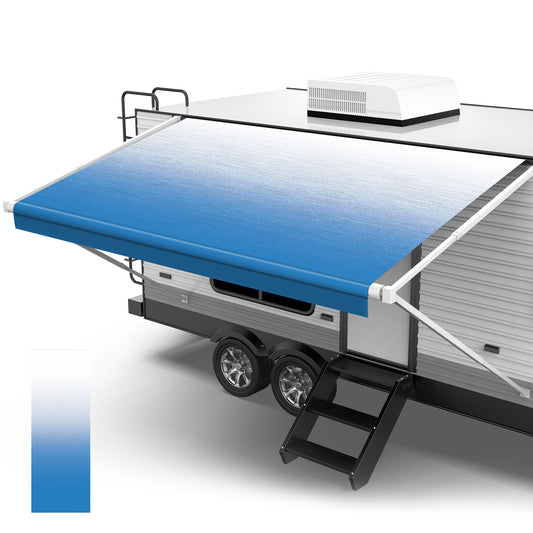 OXYGIE 14 x 8.5 ft RV Awning Blue