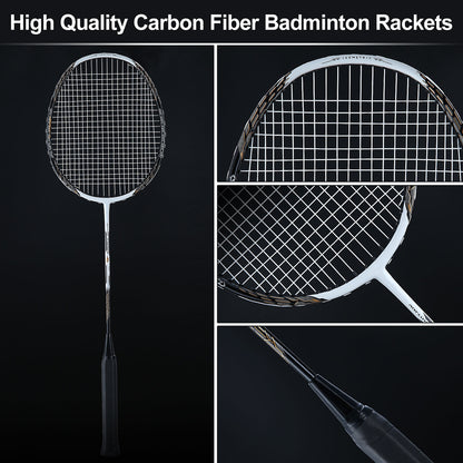 Badminton Set with Winch System