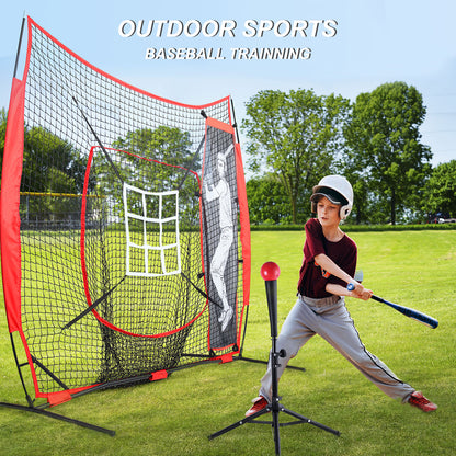 7' x 7' Baseball & Softball Practice Net Set