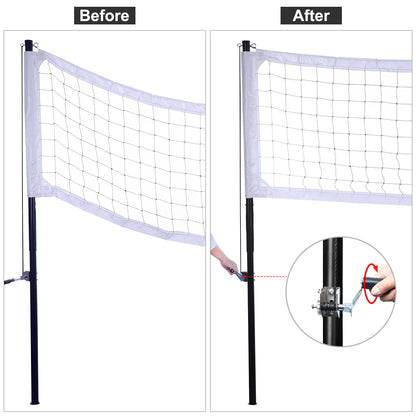 32*3 ft Volleyball Combo Set