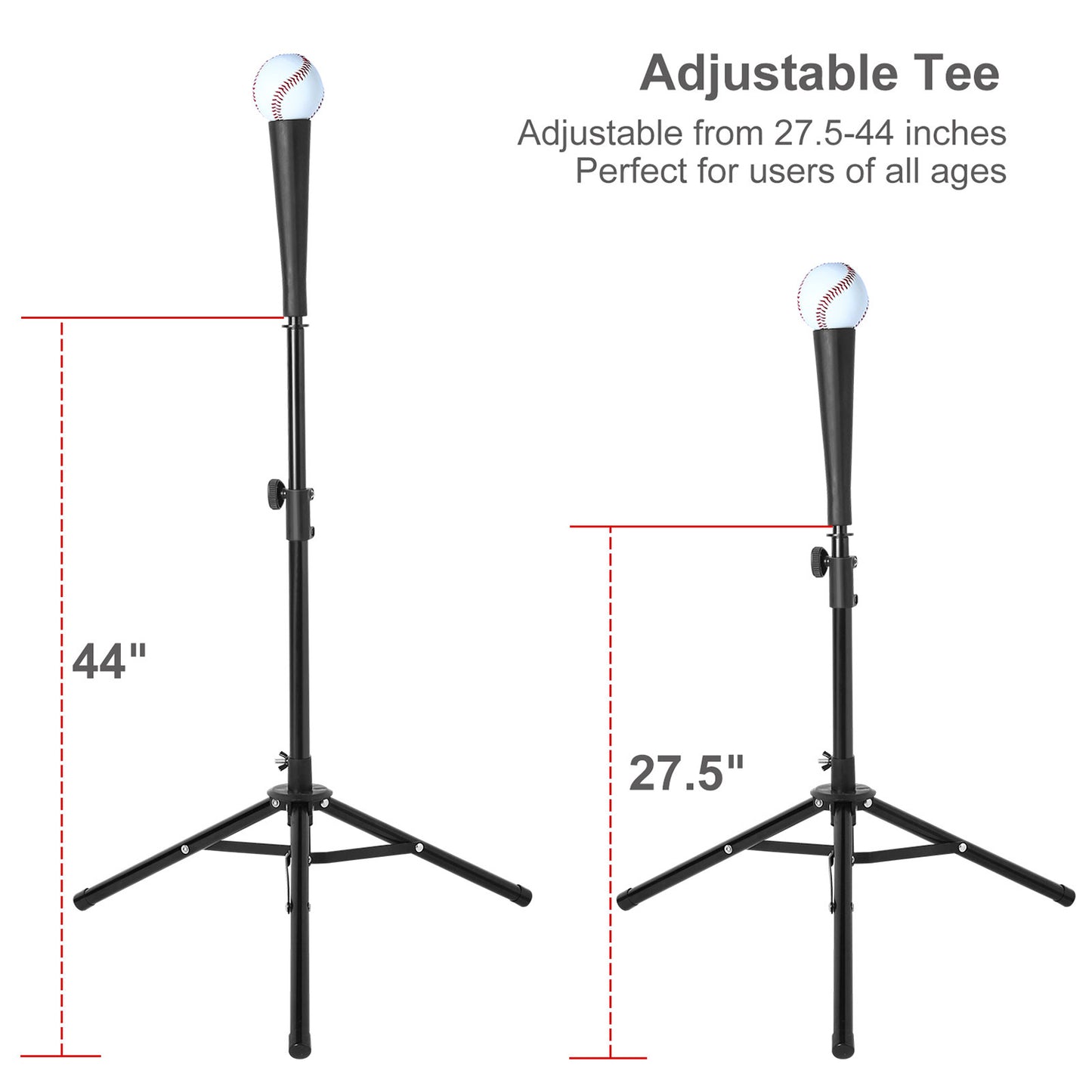 7' x 7' Baseball & Softball Practice Net Set
