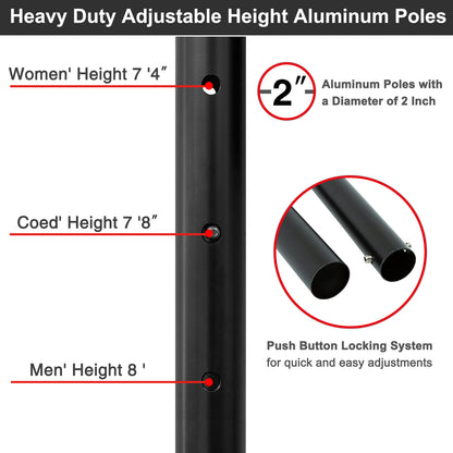 32*3 ft Volleyball Combo Set