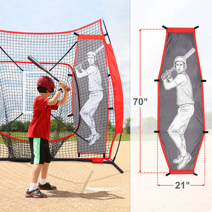 7' x 7' Baseball & Softball Practice Net Set