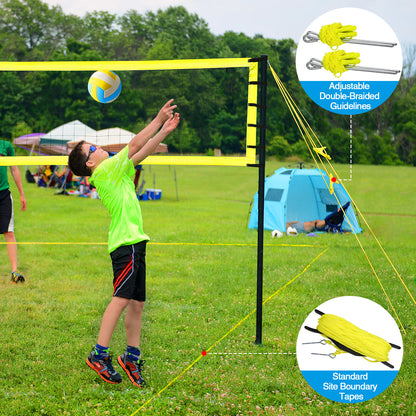 32 ft Outdoor Volleyball Net Set