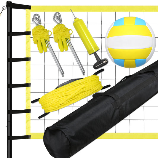 32 ft Outdoor Volleyball Net Set