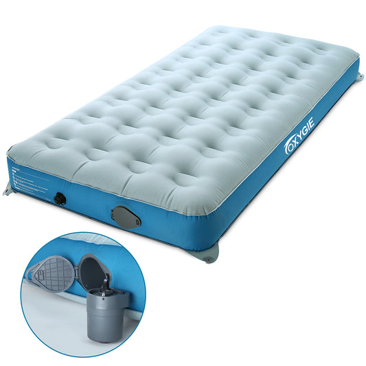 OXYGIE 75''x39''x9'' Air Mattress with Rechargeable Pump Twin