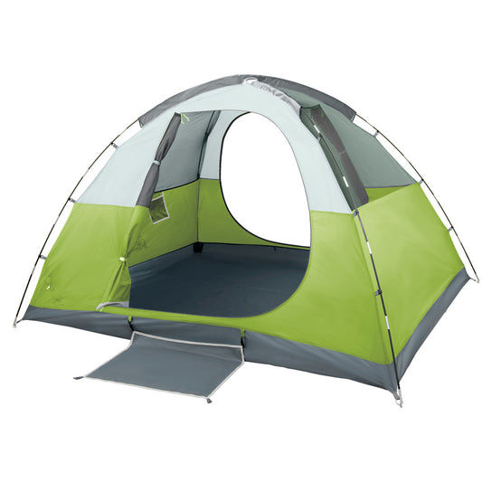 OXYGIE 8.2 x 6.9 x 5.2 ft Outdoor Camping Tent with Mesh Door for 6 Peson, Green